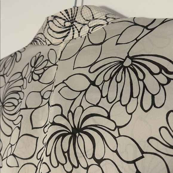 Sigrid Olsen Silk Floral Button Down Shirt - Picture 7 of 10